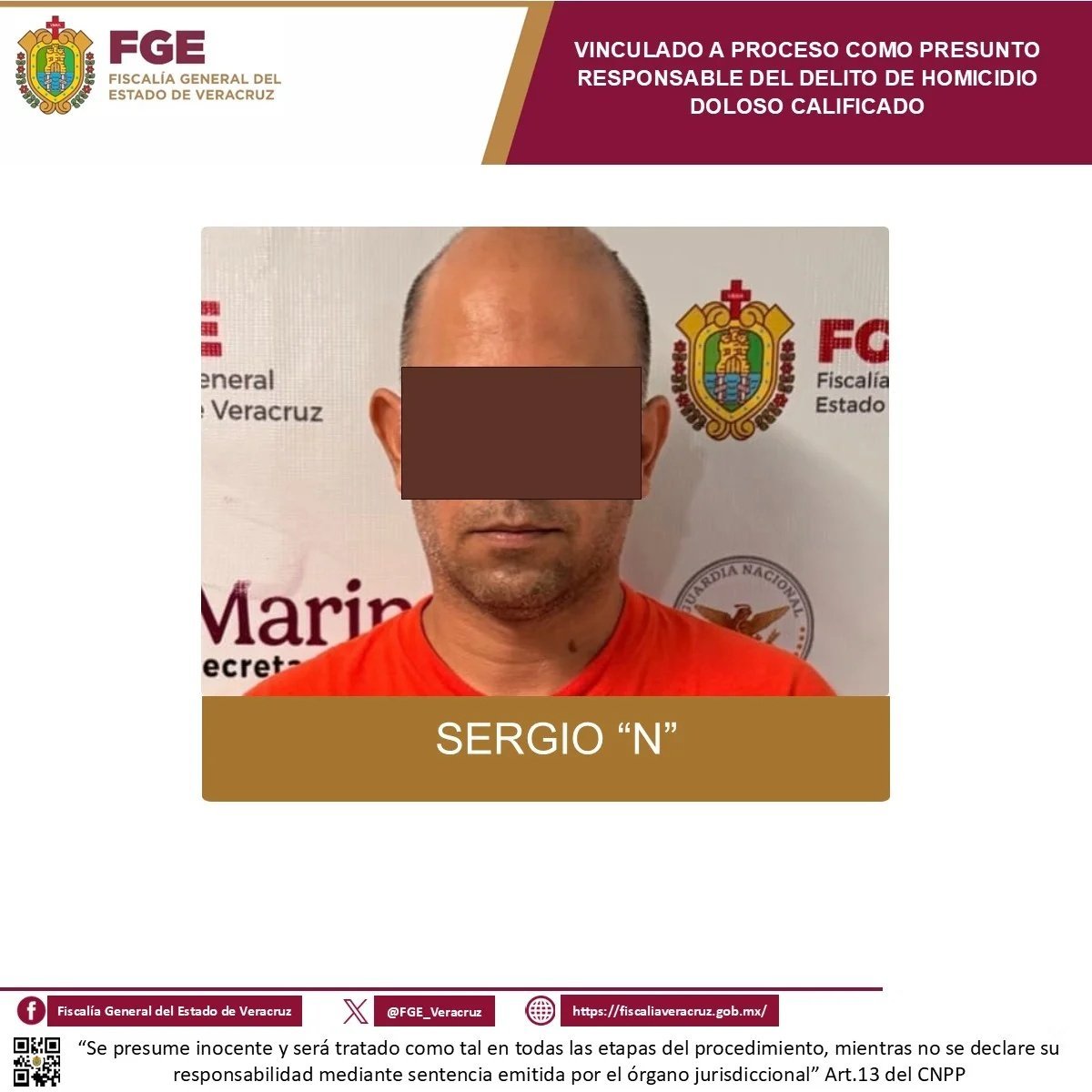 Vinculan a Proceso a Sergio “N” por el Homicidio de la Periodista R.B.G.R. en Nanchital